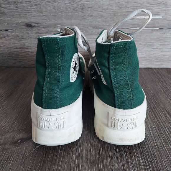 Converse Chuck Taylor All Star Lugged 2.0 High-Top Sneakers Green Size 5.5 Women - Picture 5 of 12